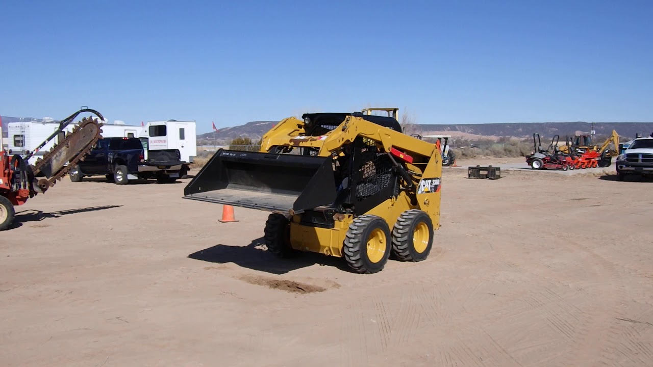 2016 Cat 236D Skidsteer Loader - YouTube