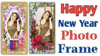 Happy New Year Photo Frame 2023 Kaise Banate hain ! New 2023 Happy New Year Photo Editing App screenshot 4