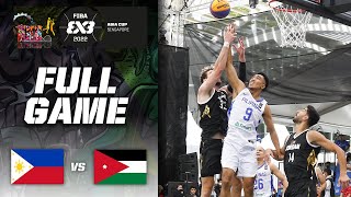 Philippines v Jordan | Men | Full Game | FIBA 3x3 Asia Cup 2022