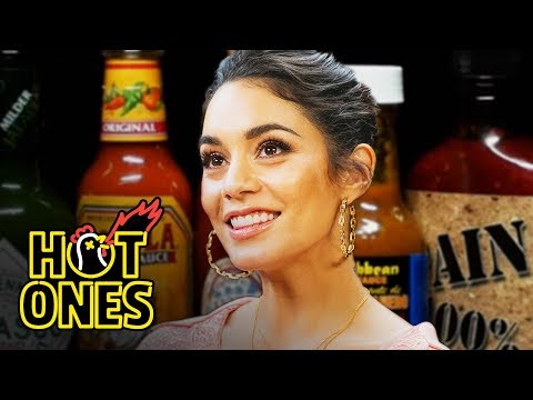 Vanessa Hudgens Does Tongue Twisters While Eating Spicy Wings | Hot Ones
