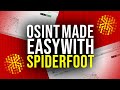 Automating osint with spiderfoot leak all the information about a target