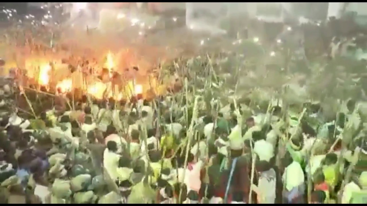 Devaragattu mala mallayya temple || stick fight