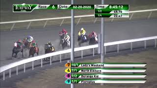 RACE 6 PROGRAM Feb 20th 2020