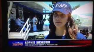 Kusi Channel 9 Sophie Silvestri At Cesar Chavez Park