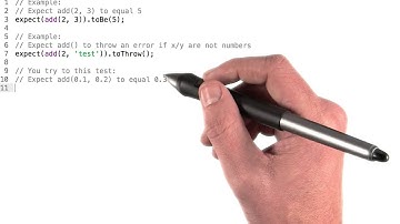 Writing Expectations in Code - JavaScript Testing