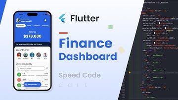 Flutter finance dashboard app ui | flutter tutorial | flutter ui