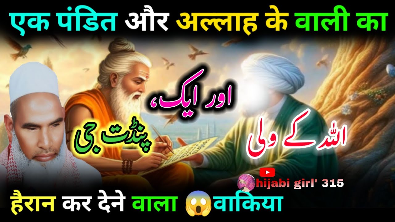 Ek pandit ji aur Allah ke wali ka  chikane wala wakiya / by Qari hanif mulatani ka bayan /