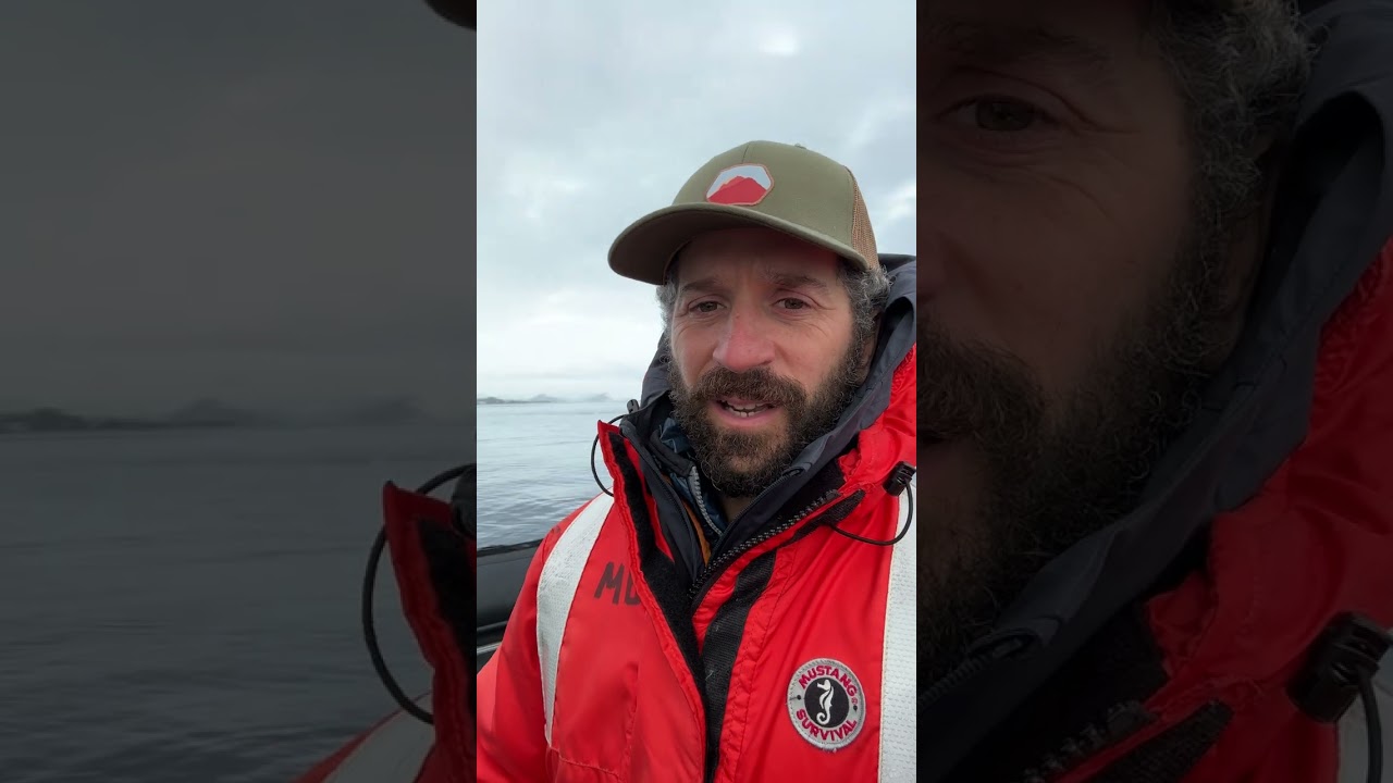Episode 5 - Zodiac boats staged for shuttling to shore at King George Island