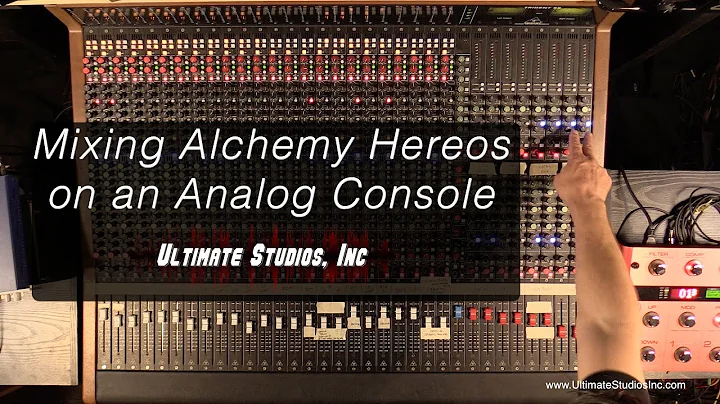 Mixing on an Analog Console. Charlie Waymire: Reco...