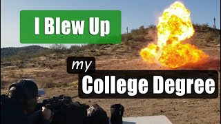 A College Degree is Worthless So I Blew It Up