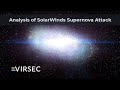 Analysis of SolarWinds Supernova Attack