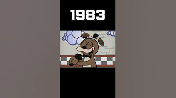 Evolution Of Freddy Fazbear 