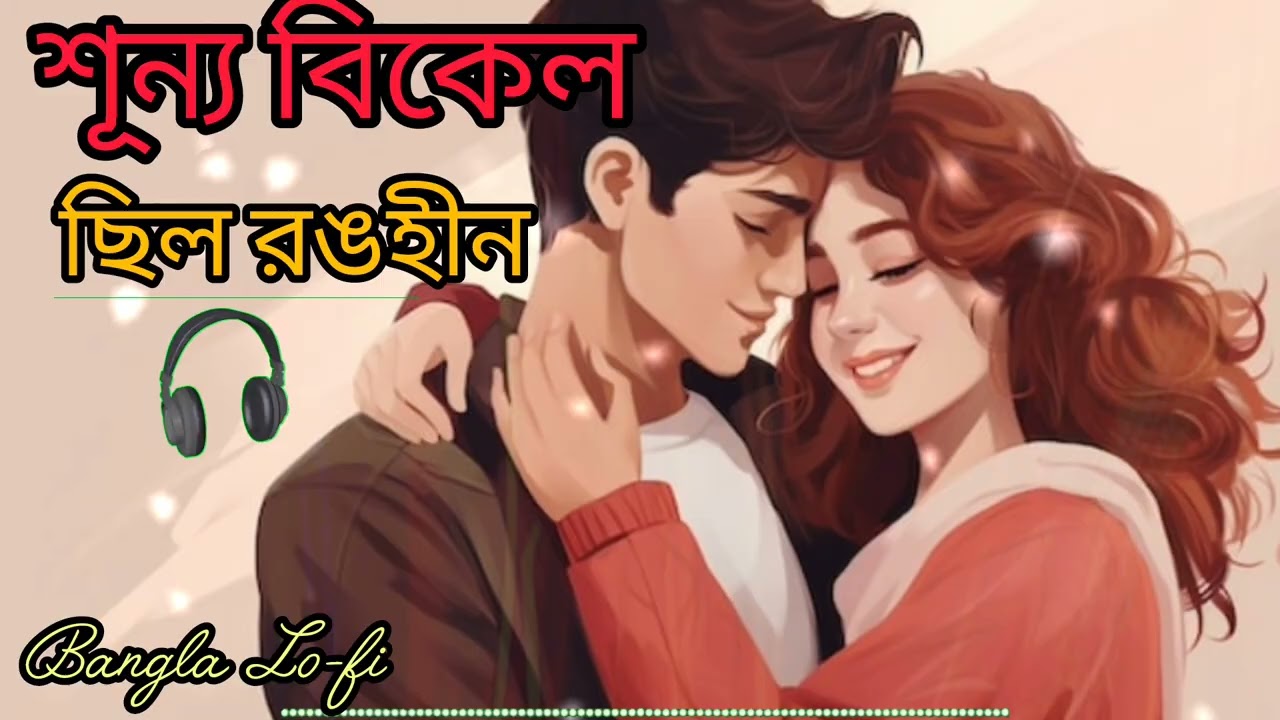 শূন্য বিকেল রঙহীন |Shunyo Bikel Ronghin |SadBengali Song |Lofi Romantic Song