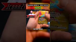 Gold Roaring Moon ex Pull! #pokemon #pokemoncards