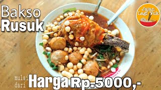 Wow !!! Bakso nya Besar Harga nya Murah | Bakso Rusuk Bakso Balungan Bakso Mercon #bakso #jajan