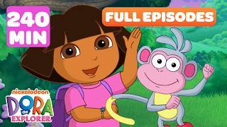 Dora the Explorer FULL EPISODES: Classic Storybook Episodes for 240 Minutes! 🐵 | Dora & Friends