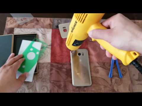How to fix the back glass cover Samsung Galaxy S7 edge