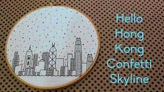 Hello Hong Kong Skyline Cross Sch Time Lapse