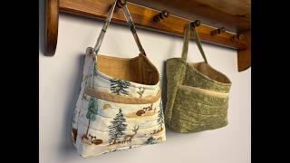 Hanging Storage Pod Step-by-Step Tutorial & Follow-Along: Make Your Own Pattern (For Free!)