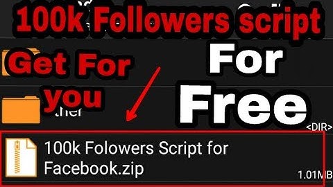 100k auto Followers script for Facebook 2018 || by Facebook sohan club