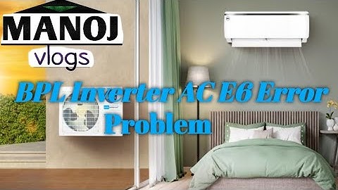 #ac BPL Inverter AC E6 Error Problem 😱🛠️#short #trending