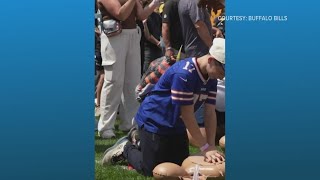 Damar Hamlin helps set CPR world record