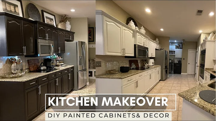 Kitchen Makeover | DIY Painted Cabinets & Decor | ...