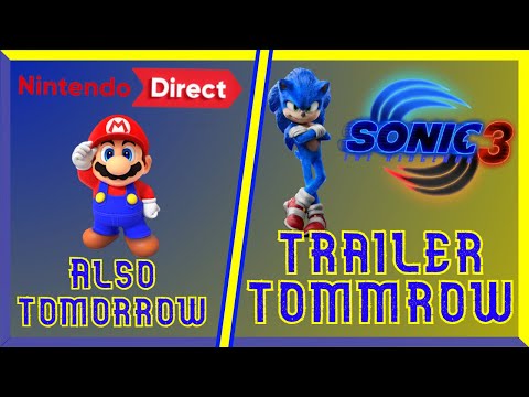 Huge Gaming News: Sonic Movie 3 and Nintendo Direct!