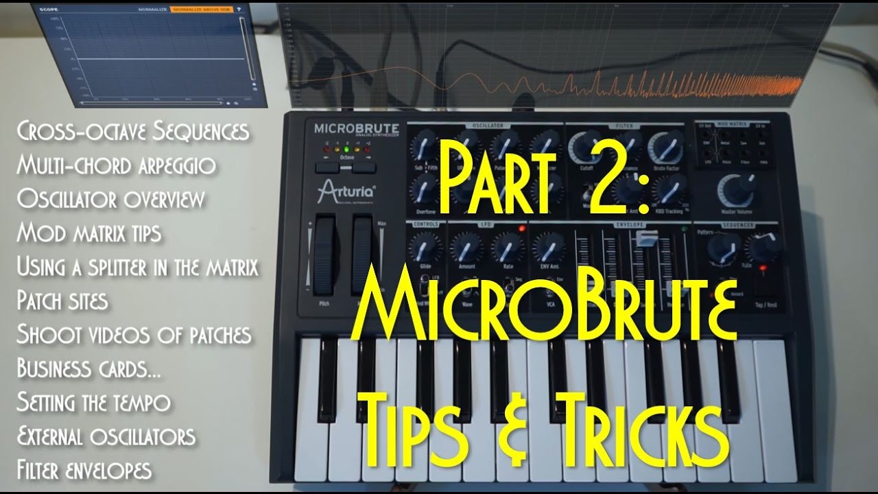 Arturia MicroBrute Synth Tips and Tricks Part 2