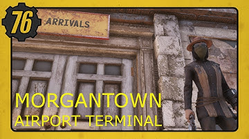 Fallout 76 Exploring Morgantown Airport Terminal