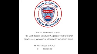 Phys 101 Experiment: Free Fall Resimi