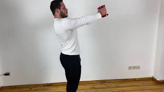 Standing Dumbbell Chest Press