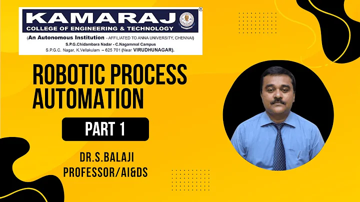 RPA Part 1: Introduction to Robotic Process Automation (RPA)