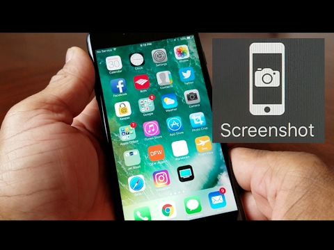 Iphone 7 How To Do A Screenshot 2 Methods