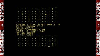 Midway Campaign - [ 1980 - Commodore Pet - Gameplay ]