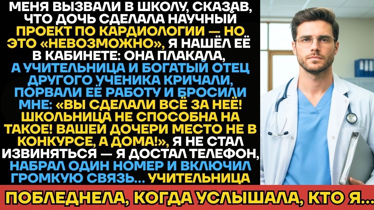 «Она Не Могла Сделать Это Сама!» - Кричала Учительница. Но Я Набрал Номер, И Все Застыли