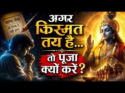 अगर किस्मत पहले से लिखी है, तो भगवान की पूजा क्यों करें? | एक प्रेरणादायक धार्मिक कथा