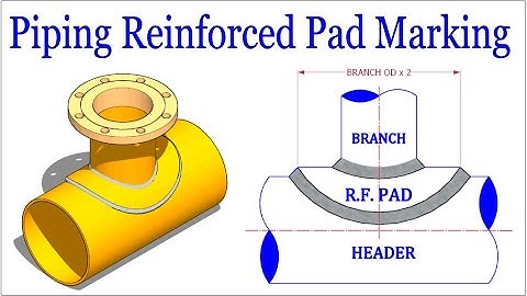 How to Mark a Piping Reinforced Pad Layout