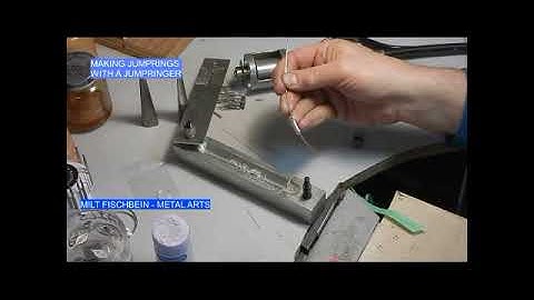 Making jump rings with a Pepe Tools Jump Ring Maker