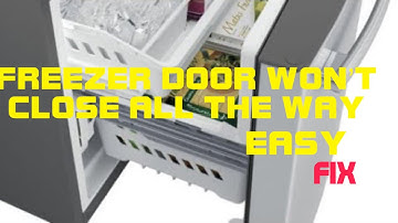 ✨ Bottom Freezer Door Not Fully Closing — EASY FIX ✨