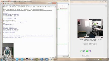 NAO humanoid robot reading texts from paper and translating to other languages