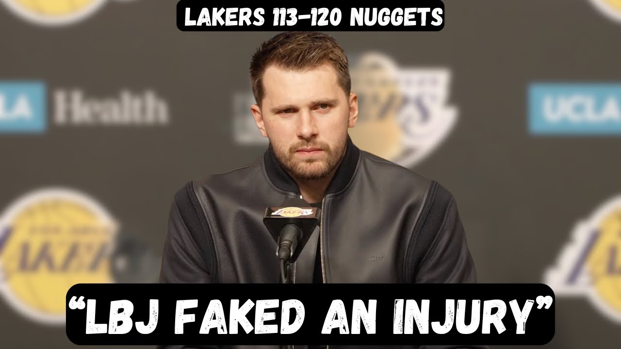Лука Дончич раскритиковал Леброна за симуляцию травмы — послематчевое интервью — «Лейкерс» против...