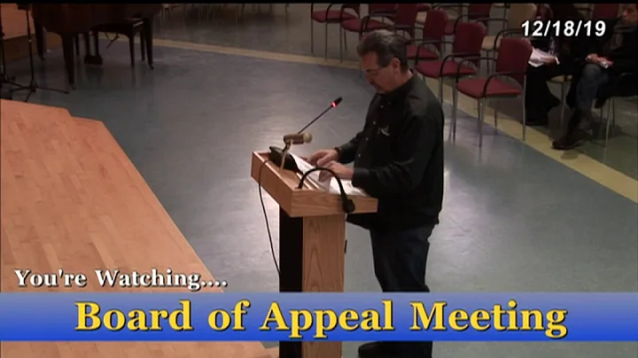 Board of Appeal December 2019