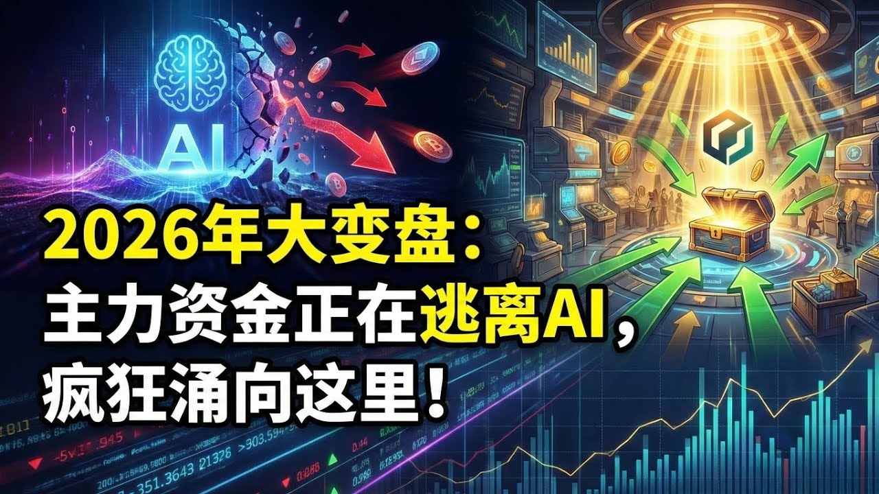 2026年大变盘：主力资金正在逃离AI，疯狂涌向这里！The Great Rotation: Why Smart Money is ...