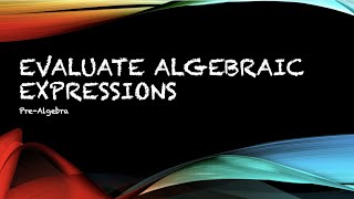 Famous Evaluating Algebraic Expressions INCLUDING POLYNOMIALS| GED Math Profile