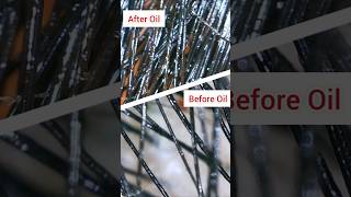 Why your hair NEEDS Oil? under microscope reveal! #shorts #hair #zoom