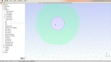 Grid Generation - GMSH - 7 - Controlling Grid Point Density with Fields