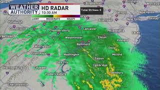 RADAR | Rain hits Maryland on Wednesday