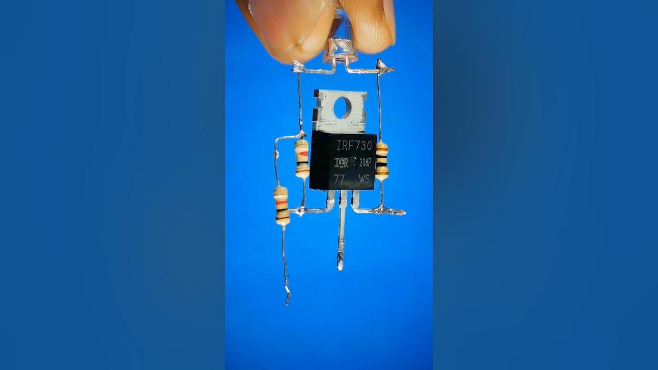 How to make a flashing bulb circuit Electronic projects YouTube