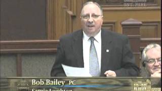 April 20, 2010 - "Mr. Premier, the taxpayers are all tapped out" says Bailey